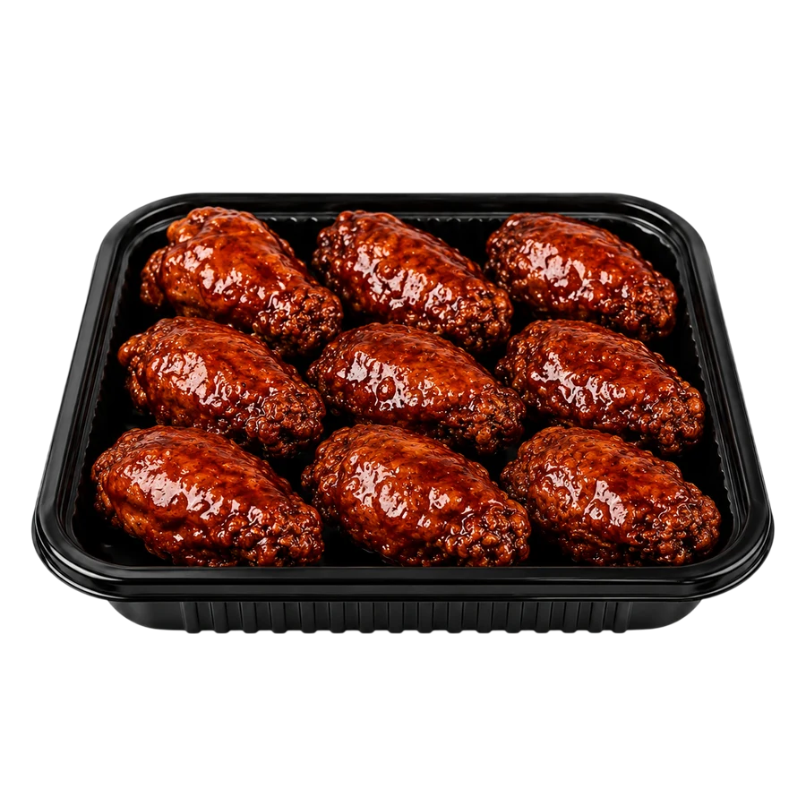 9 PCS Saucy Wings at Cravin Crispy