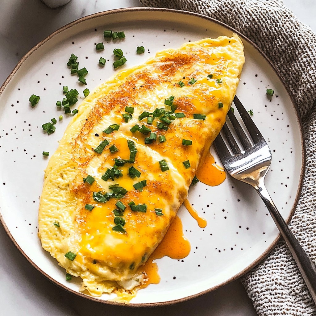 Cheese omelette