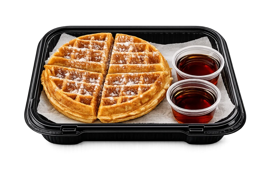 Plain Waffle at Cravin Crispy