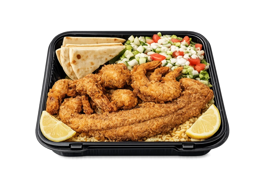 Seafood Platter at Cravin Crispy